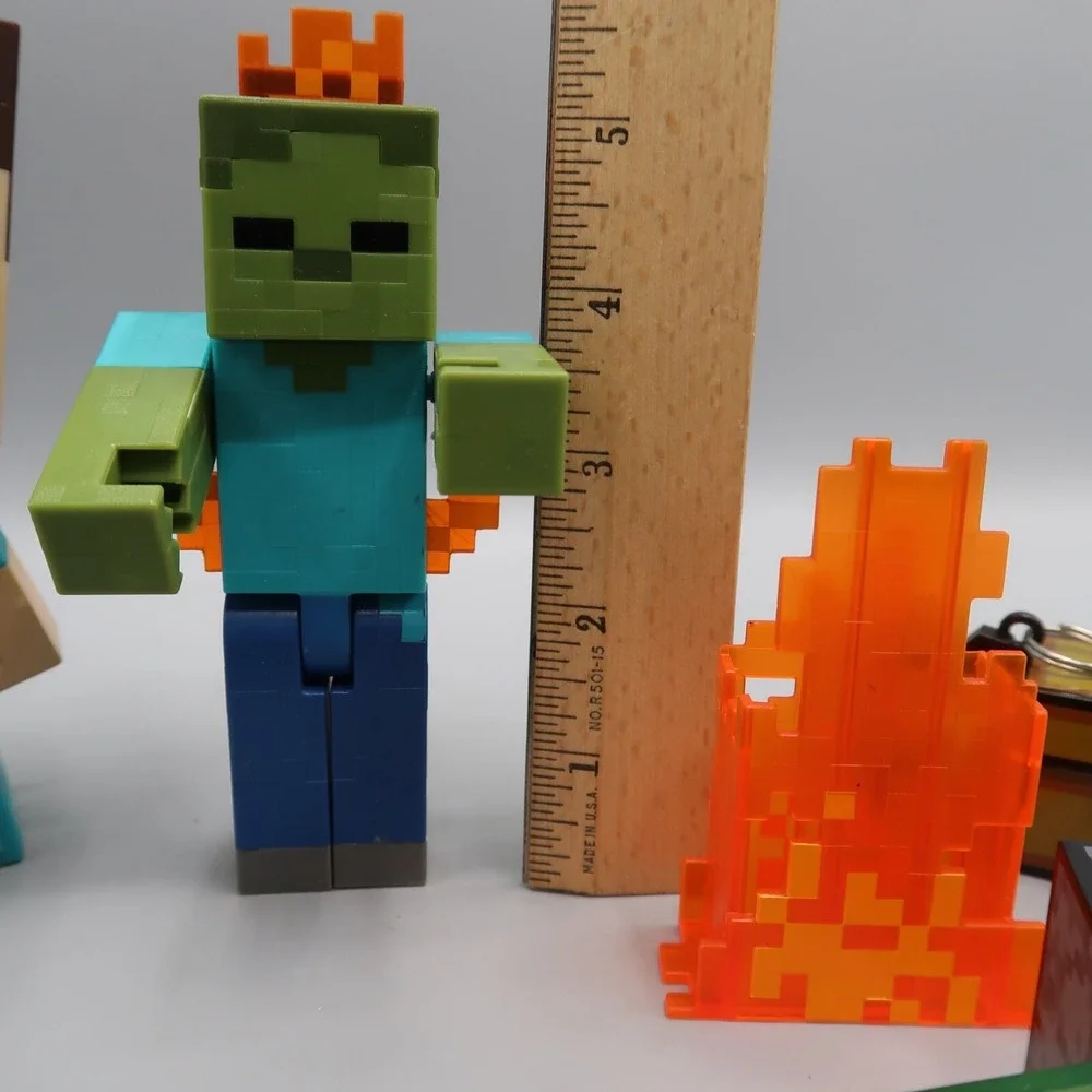 Minecraft Survival Mode Zombie Flames 5